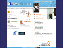 Tablet Screenshot of examen.sn