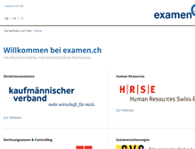 Tablet Screenshot of examen.ch
